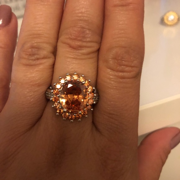 Rings genuine stones and silver size 7 - Picture 3 of 5